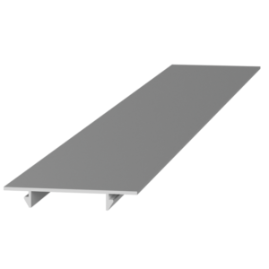 Perfil para cubierta de marco plano frontal de 130 mm para alojamiento resistencia Coldtech