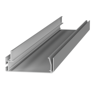 Perfil de aluminio de borde batiente de 121 mm para puertas inyectadas Coldtech